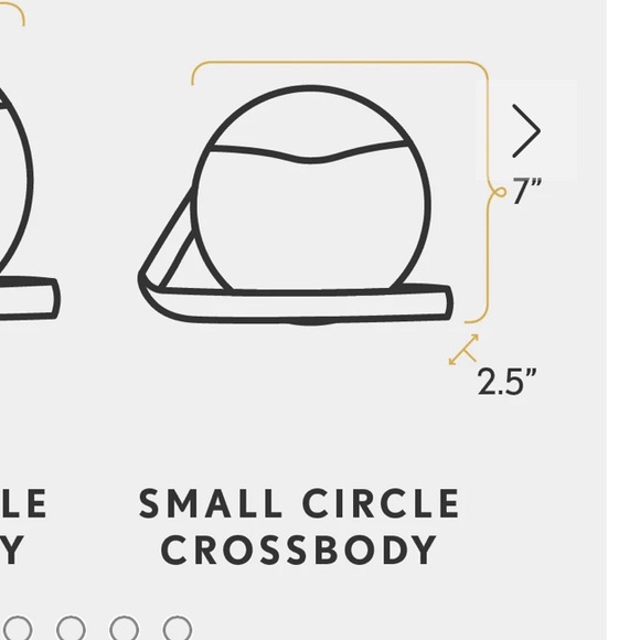 Portland Leather Round Crossbody in Deep Blue - Picture 7 of 7